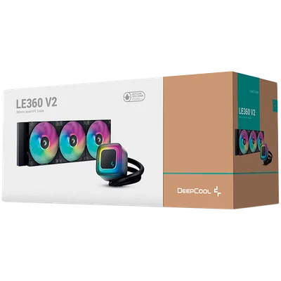 Охладителна система PROTECH – LE360 V2, 360mm, 3x120mm ARGB вентилатора, черен