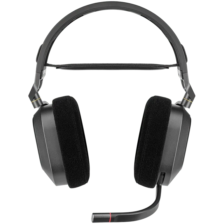 Гейминг слушалки Corsair HS80 RGB Wireless, черен