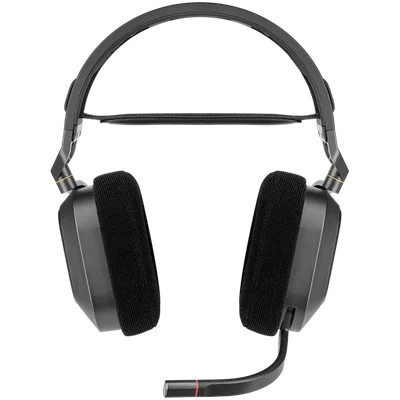 Гейминг слушалки Corsair HS80 RGB Wireless, черен