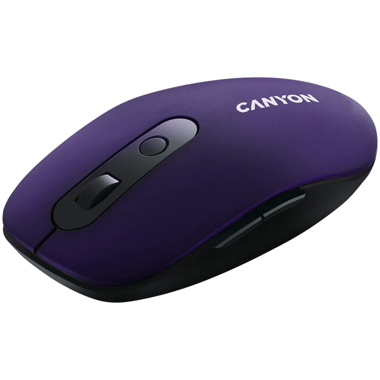 Безжична мишка CANYON MW-9 Dual-mode, виолетова
