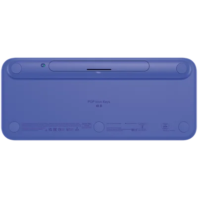 Logitech Pop Icon Keys - Lilac - US INT'L - BT - N/A - INTNL-973