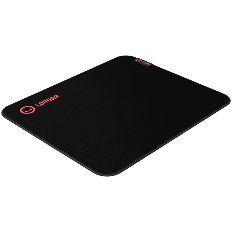 Lorgar Main 323, Gaming mouse pad, Precise control surface, Red anti-slip rubber base, size: 360mm x 300mm x 3mm, weight 0.21kg