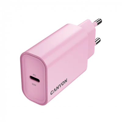 CANYON charger OnCharge 30CL Max Power 30W 1xPD EU Pink