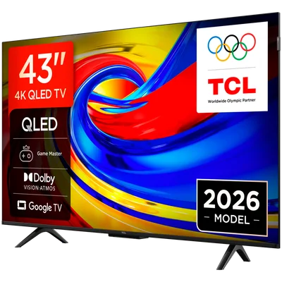 TCL 43P7L 43'' 4K HDR Dolby Vision, HDR10+ Built-in 2.4/5GHz Wi-Fi, MIMO DVB-C Pan EU