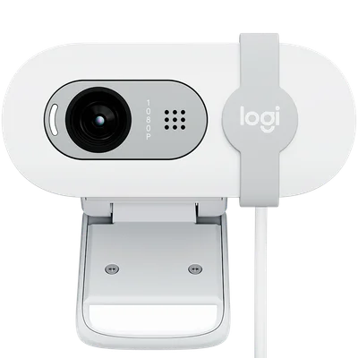 LOGITECH Brio 100 Full HD Webcam - OFF-WHITE - USB