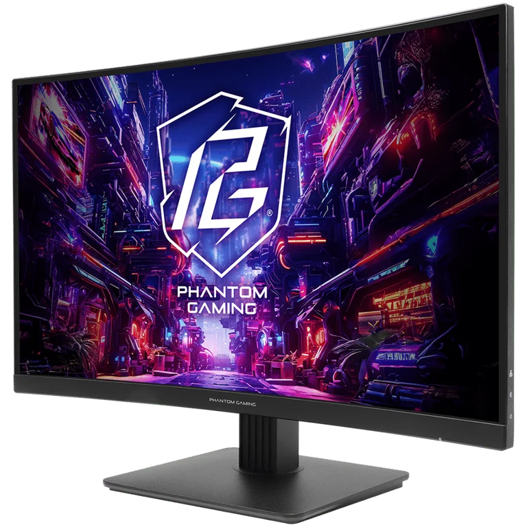 Монитор ASRock 27" QHD VA Curved 180Hz 1ms FreeSync 132% sRGB