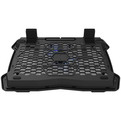 CANYON NS02, Cooling stand single fan with 2x2.0 USB hub, support up to 10”-15.6” laptop, ABS plastic and iron, Fans dimension:125*125*15mm(1pc), DC 5V, fan speed: 800-1000RPM, size:340*265*30mm, 406g