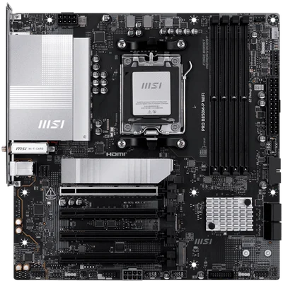 Дънна платка MSI PRO B850M-P WIFI, Socket AM5, DDR5, mATX