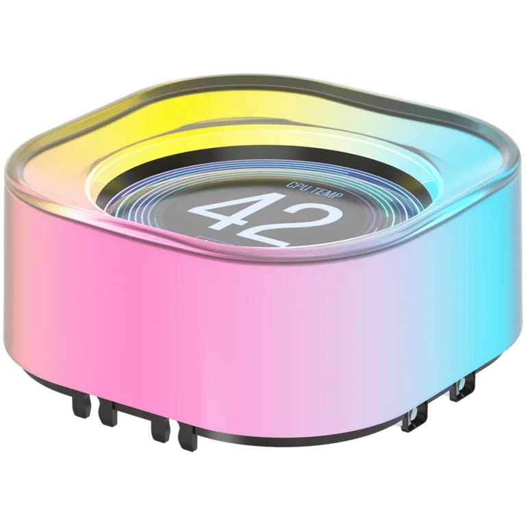 LCD модул CORSAIR iCUE LINK, бял