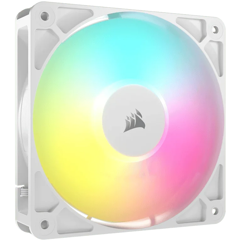 Вентилатор CORSAIR RS120 ARGB 120mm бял