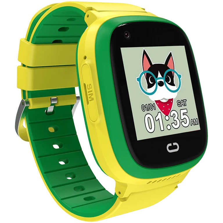 CANYON kids watch Sunny KW-48 Video 4G GPS Games&Music Green