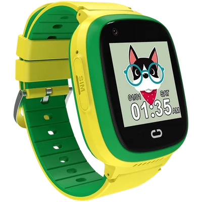 CANYON kids watch Sunny KW-48 Video 4G GPS Games&Music Green