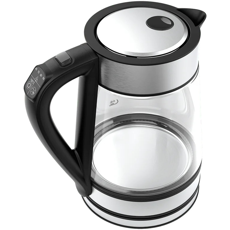 Електрическа кана AENO EK1S 1.7L 1850-2200W Wi-Fi стъклена, Strix, Черен