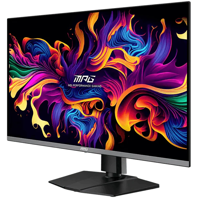 Монитор MSI MPG 321URX QD-OLED 32" 4K UHD, 240Hz, 0.03ms, G-SYNC, DisplayHDR True Black 400, QD-OLED Anti-Reflection, регулируема стойка