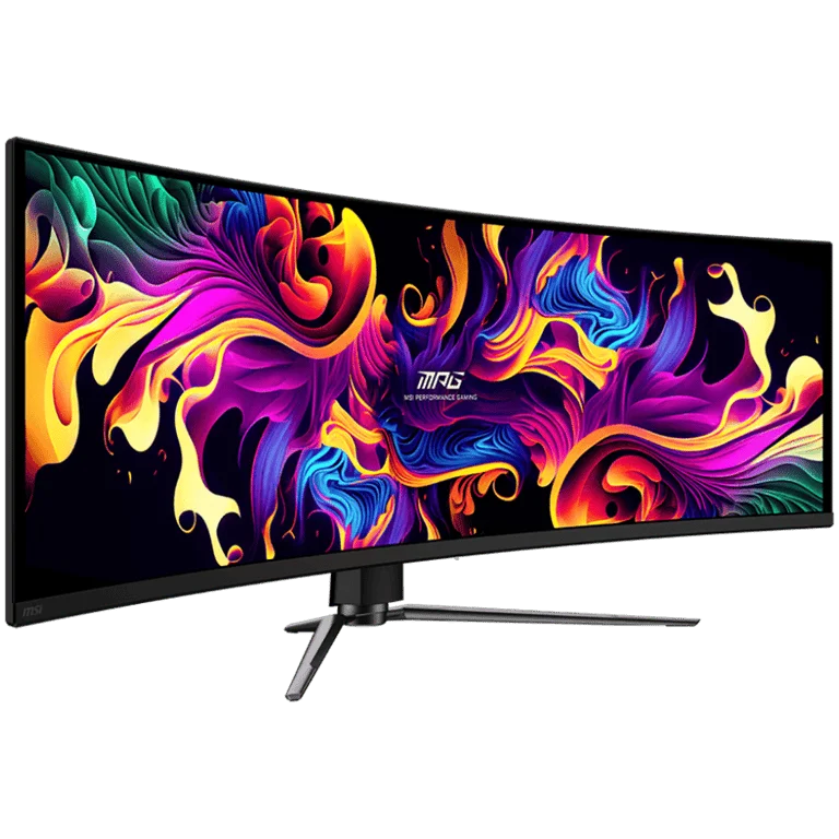 Гейминг монитор MSI – MPG 491CQPX, 49", QD-OLED, DQHD (5120x1440), 240Hz, 0.03ms, Curved