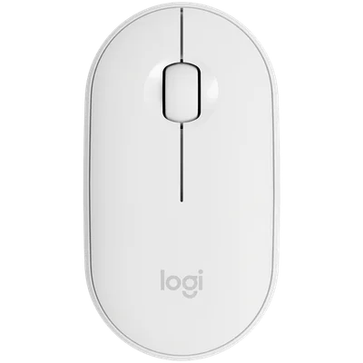 LOGITECH M350S Pebble 2 Bluetooth Mouse - TONAL WHITE