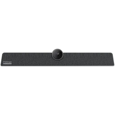 Prestigio Solutions Video Conferencing Collaboration Bar Alpha: UHD, 12MP, 6 mic, 8m (Range), Connection via USB Type-C or AUX