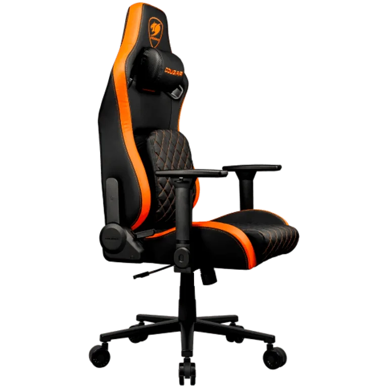 Гейминг стол COUGAR GAMING DEFENSOR F, черно/оранжево