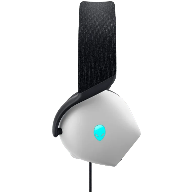 Гейминг слушалки Alienware AW520H Lunar Light, с кабел