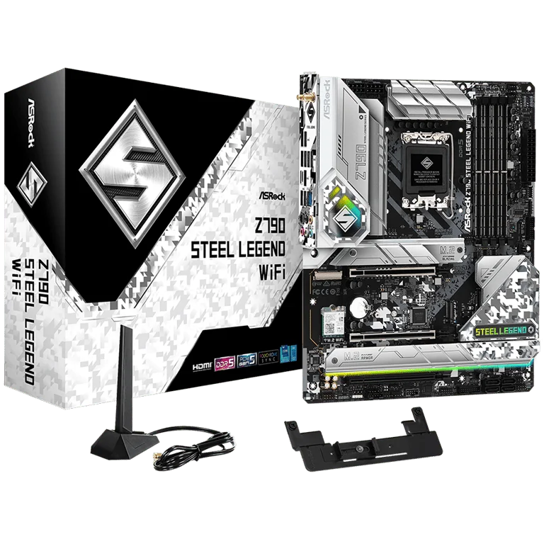 Дънна платка ASROCK Z790 Steel Legend ATX, Socket 1700, DDR5, Wi-Fi 6E