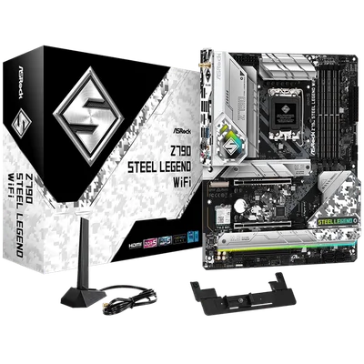 Дънна платка ASROCK Z790 Steel Legend ATX, Socket 1700, DDR5, Wi-Fi 6E