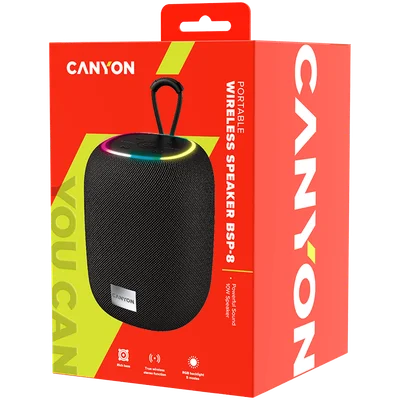 Преносим високоговорител CANYON BSP-8 10W Черен