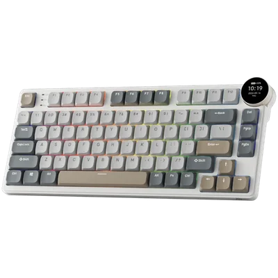 Гейминг клавиатура ROYAL KLUDGE RK N80 Pearly Dawn Red switch