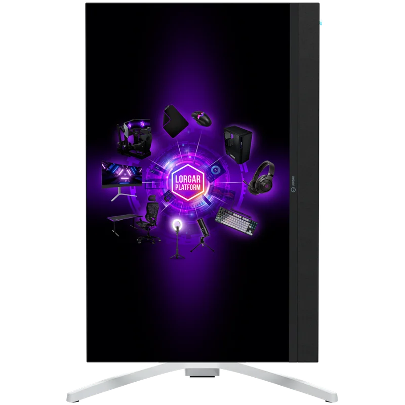 LORGAR 27MP1, UHD MiniLED Gaming Monitor Pro, 27'' (3840*2160) fast IPS flat monitor, black/milky grey