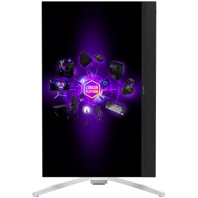 LORGAR 27MP1, UHD MiniLED Gaming Monitor Pro, 27'' (3840*2160) fast IPS flat monitor, black/milky grey
