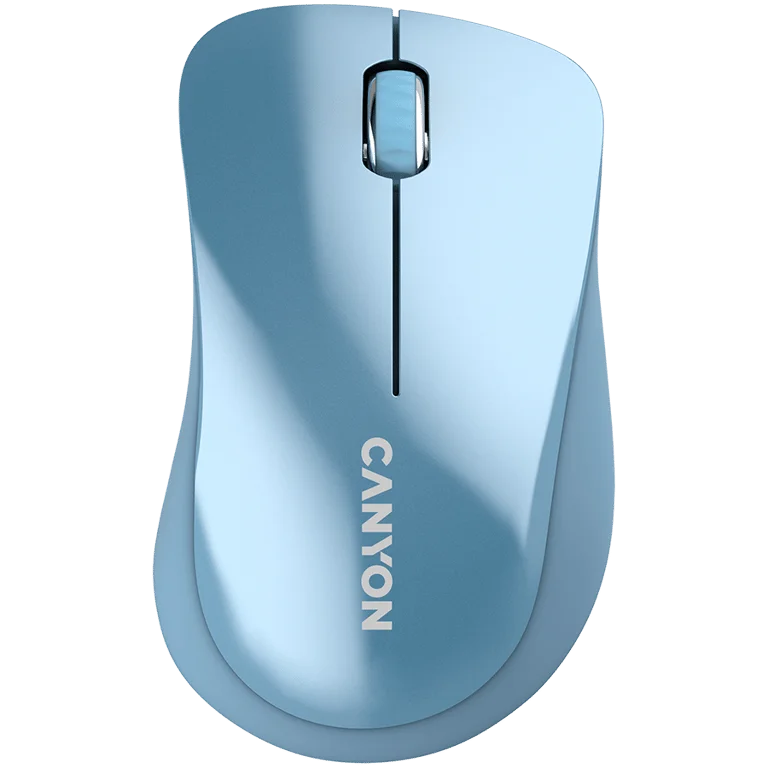 CANYON MW-11, 2.4 GHz  Wireless mouse ,with 3 buttons, DPI 1200, Battery:AAA*2pcs  ,Blue67*109*38mm 0.063kg