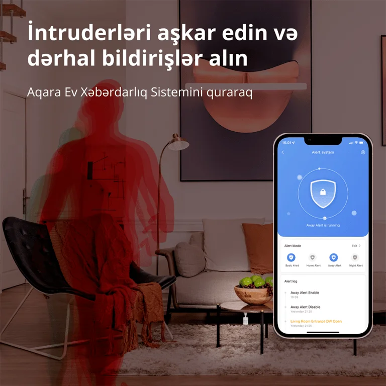 Сензор за движение Aqara Smart Motion Sensor P1 MS-S02 Zigbee 3.0, бял