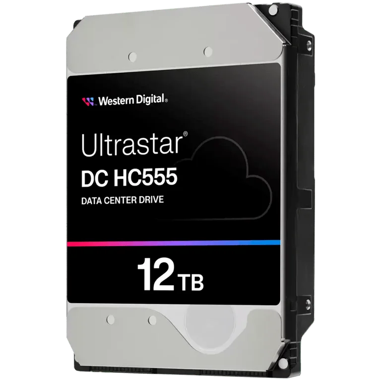 Сървърен твърд диск Western Digital Ultrastar DC HC555 0B48720 12TB 3.5" 512MB 7200 rpm SATA III