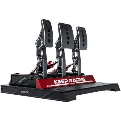 Гейминг педали SIMAGIC P1000 модулни, Load Cell, комплект за сим рейсинг