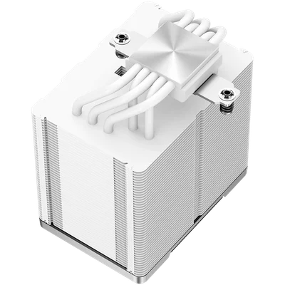 Охладител за процесор DeepCool AK500 WH 1x120mm вентилатор, TDP 240W, 5 топлинни тръби, Бял
