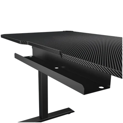 Гейминг бюро COUGAR GAMING – E-ARES 120, RGB осветление, електрическо регулиране на височината, 120x60 см, черен