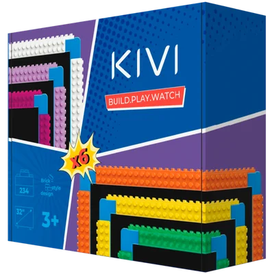 Комплект аксесоари KIVI Color Frames за KIVI KidsTV, мултицветен