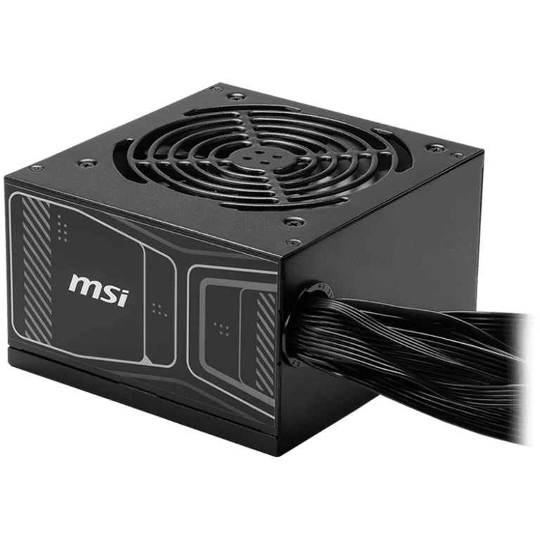 MSI MAG A750GN PCIE5, 750W, 80 Plus Gold, 120mm Fluid Dynamic Bearing Fan, Protections: OCP/OVP/OPP/OTP/SCP, Dimensions: 150mmx140mmx86mm, 3Y Warranty