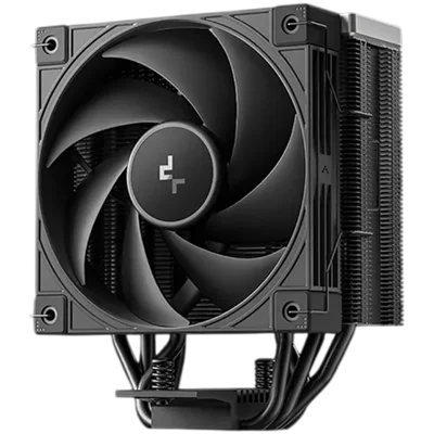 DeepCool AK400 G2, CPU Air Cooler, 1x120mm PWM Fan, Wooden Top Cover, TDP 240W, 4 Heatpipes, Black, LGA1851/1700, AMD AM5/AM4, 132x92x156 mm(LxWxH), 3Y, R-AK400G2-BKNNMN-GJD
