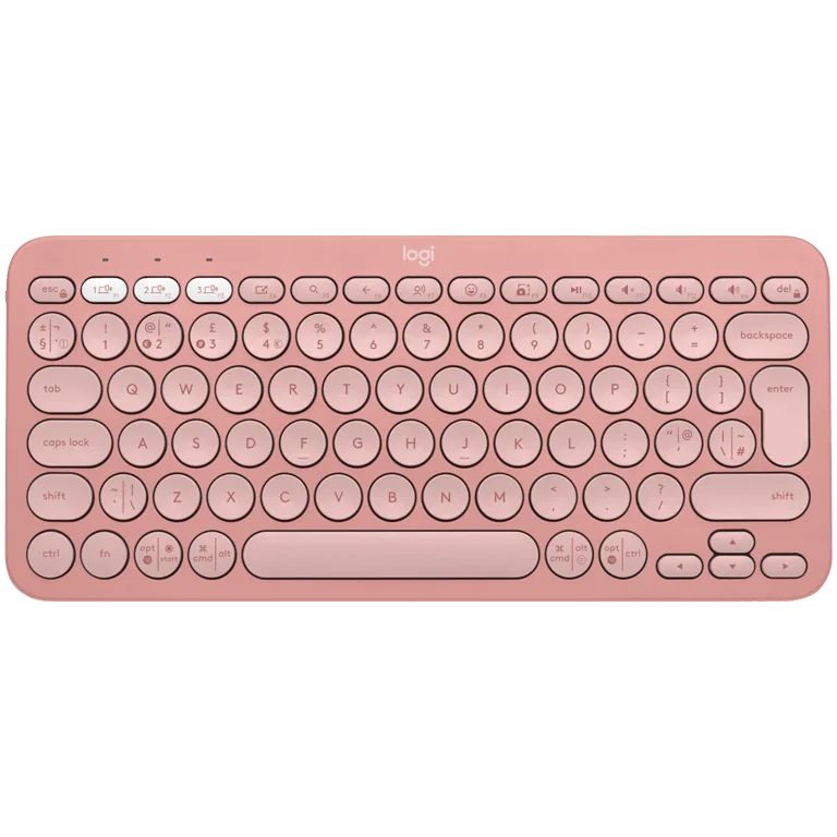 Клавиатура Logitech K380S Multi-Device Bluetooth, Tonal Rose, US