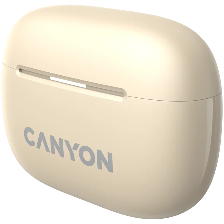 True Wireless слушалки CANYON OnGo TWS-10 ANC+ENC Бежов