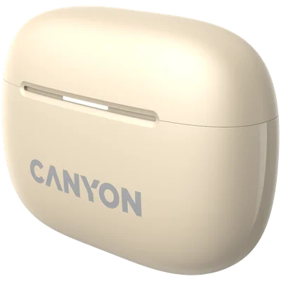 True Wireless слушалки CANYON OnGo TWS-10 ANC+ENC Бежов