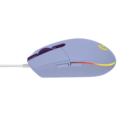Гейминг мишка Logitech G102 LIGHTSYNC, кабел, USB, Lilac