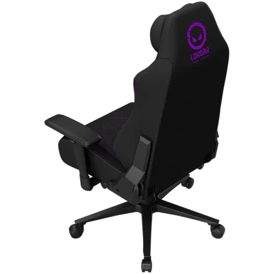 LORGAR CHA41, Ergonomic Gaming Chair Advanced, premium anti-stain fabric, Black/purple