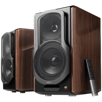 Тонколони Edifier – S2000MKIII, 130W, Bluetooth 5.0, кафяви