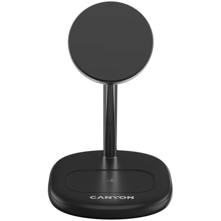 CANYON wireless charger WCS-205 15W Qi2 2in1 Black