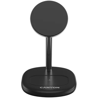 CANYON wireless charger WCS-205 15W Qi2 2in1 Black