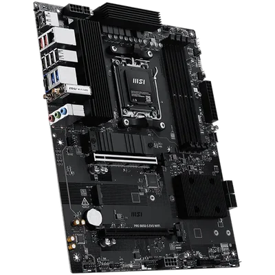 MSI PRO B850-S EVO WIFI, ATX, Socket AM5, 4x DDR5 Dual Channel up to 8200(OC)MHz, 2x PCIe x16 slot, 3x M.2 slot, 4x USB 2.0, 2x USB 5Gbps, 2x USB 10Gbps, 1x USB 10Gbps Type-C, HDMI, DP, 7.1 HD Audio, 5G LAN, WiFI 7, BT, 3Y