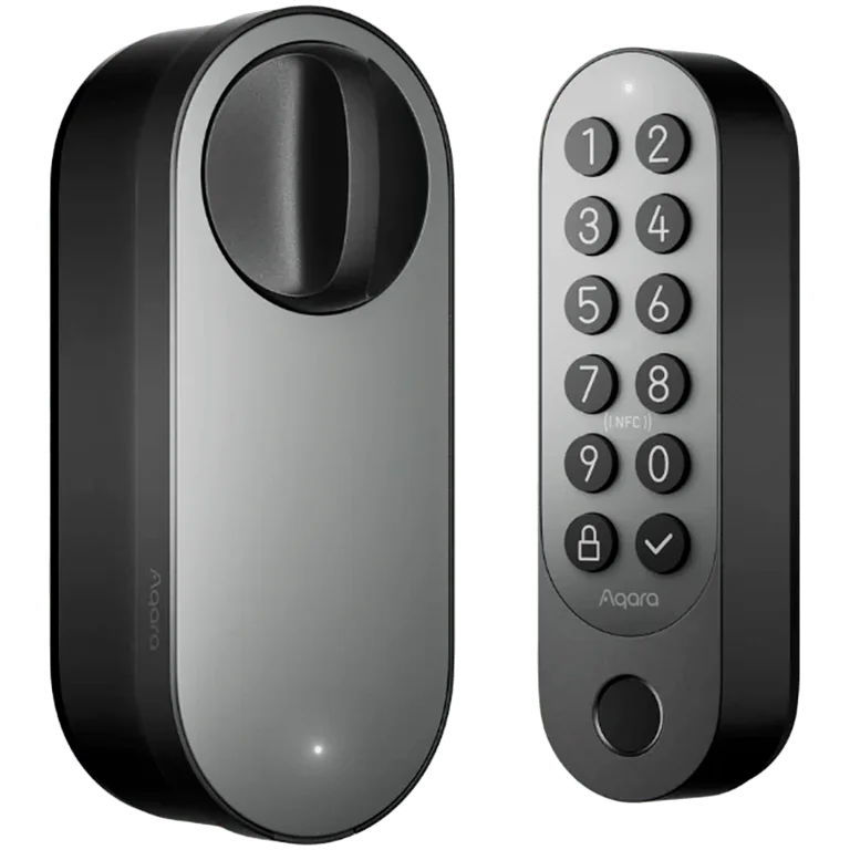 Умен заключващ механизъм Aqara Smart Lock U200 EL-D02D, офлайн режим, черен