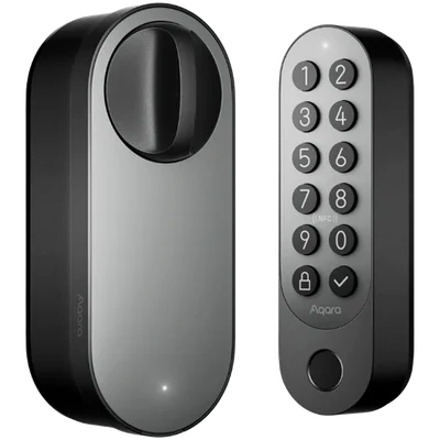 Умен заключващ механизъм Aqara Smart Lock U200 EL-D02D, офлайн режим, черен