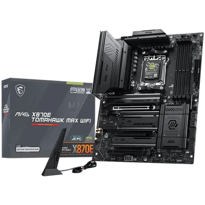 Дънна платка MSI MAG X870E TOMAHAWK MAX WIFI, ATX, Socket AM5, DDR5, Wi-Fi 7, 5G LAN